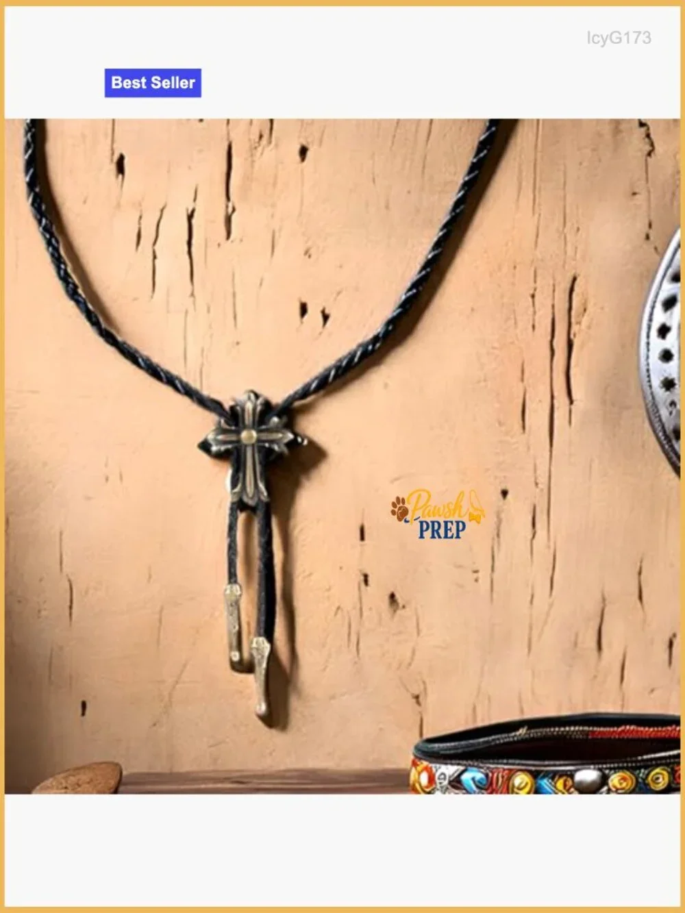 Vintage Cow Skull Bolo Tie, Adjustable Leather Rope, Zinc Alloy Pendant